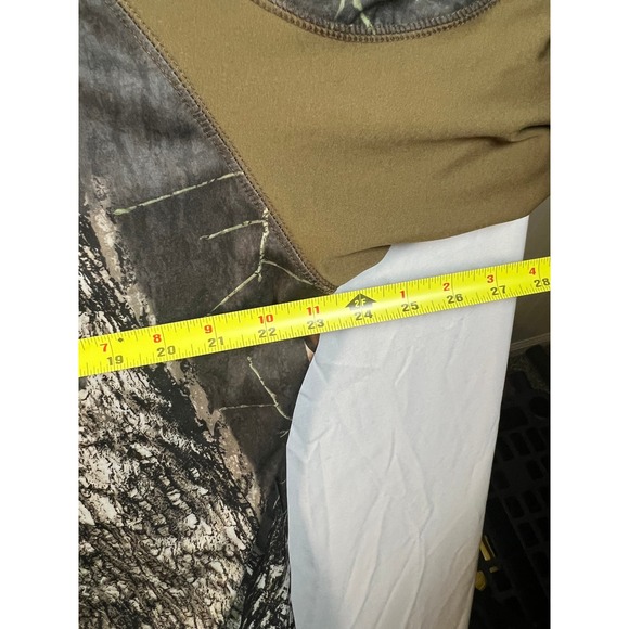 Mossy Oak Camouflage Long Sleeve Mock Neck Shirt Scent Control VaporTec 2X J3 - Picture 7 of 10